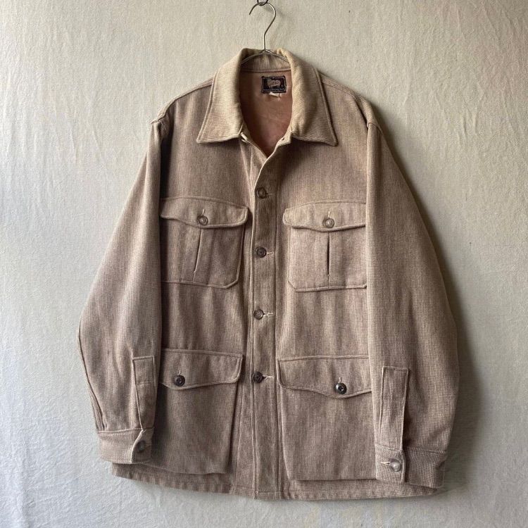 50s Woolrich マッキーノ ジャケット / ウール ベージュ ハンティング