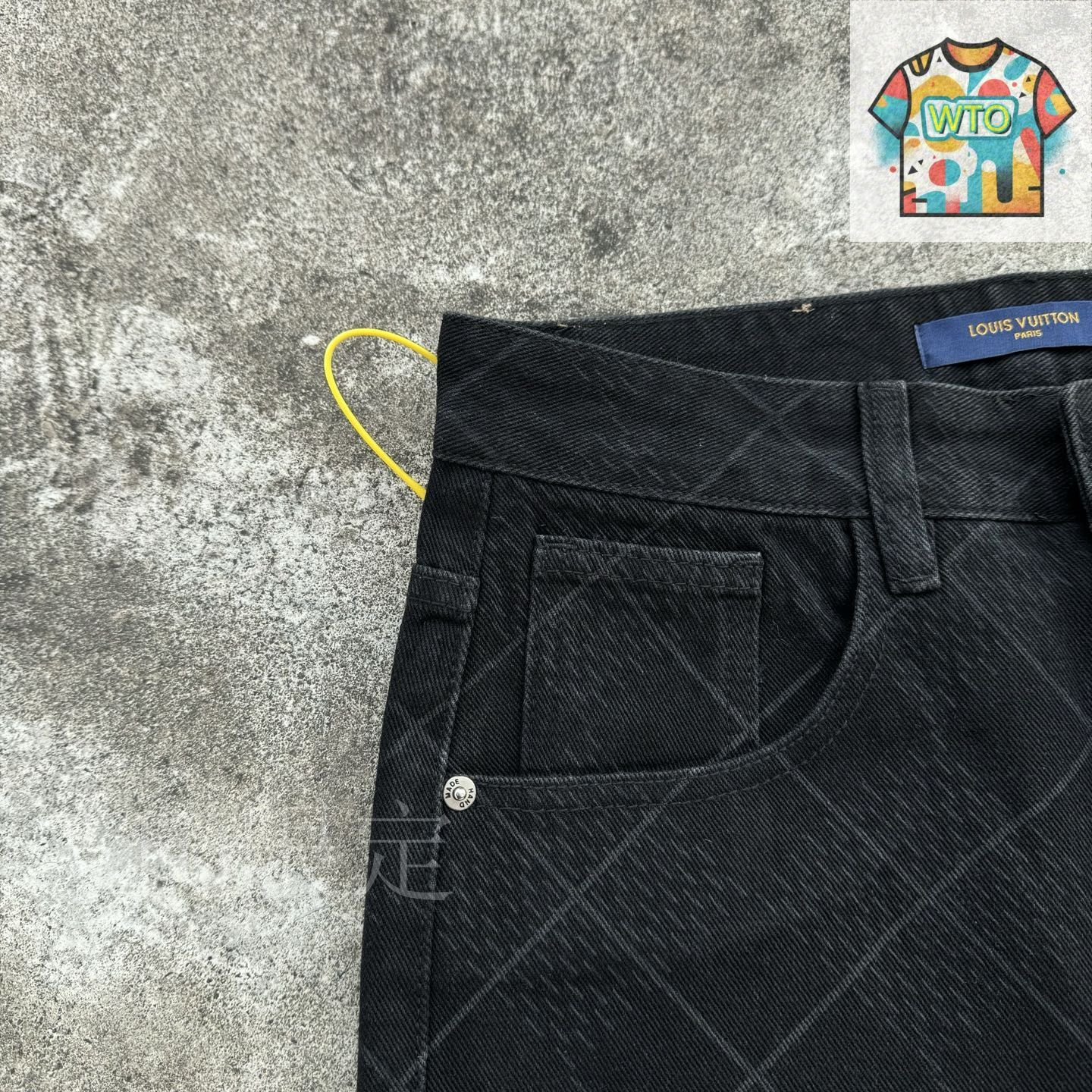Louis Vuitton レディースデニム ジーンズ(color Black) 楽天市場】LOUIS VUITTON ルイヴィトン Fragment フラグメント