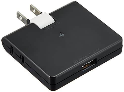 ヤザワ 雷ガード付コーナータップ2AC+1USB2.4Aブラック H6CK3001UBK