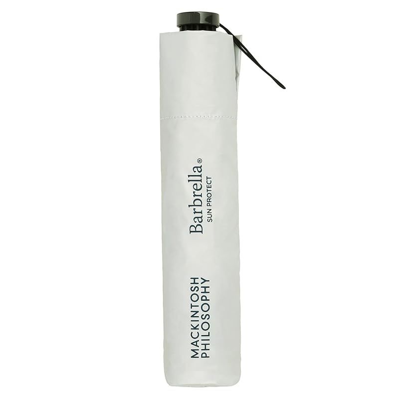 MACKINTOSH PHILOSOPHY マッキントッシュ フィロソフィ 日傘 バーブレラ サンプロテクト 折りたたみ傘 軽量 遮熱 遮光 UVカット 晴雨兼用 直径102cm 親骨60cm 無地 11059 オフホワイト