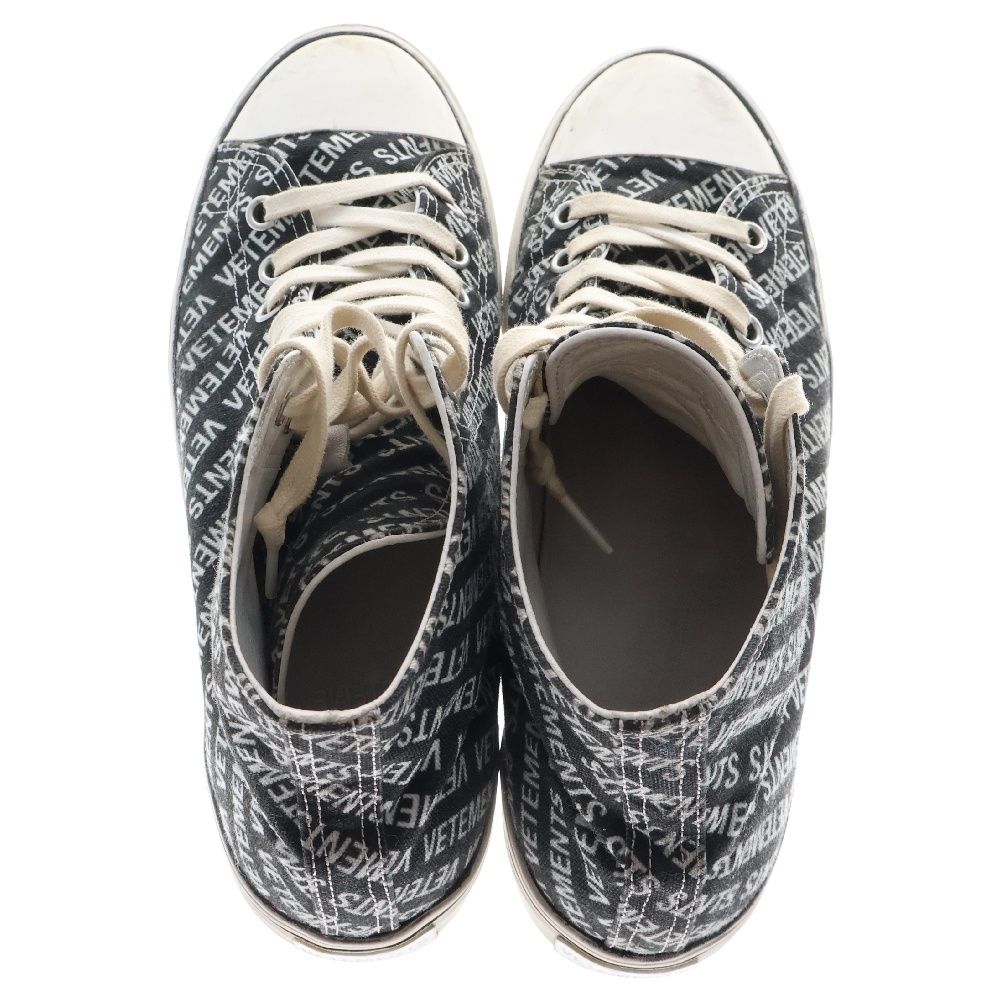 VETEMENTS (ヴェトモン) 18SS printed canvas sneaker ロゴプリント