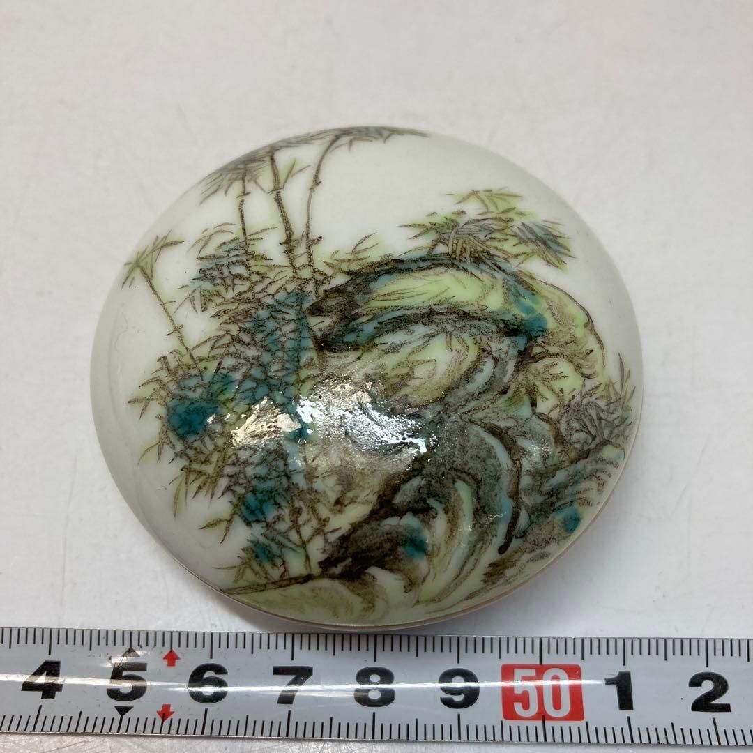 中国古玩　粉彩　香合A   6.8㎝　東さ6-0208③ 中国古玩 粉彩 香合A 6.8㎝ 東さ6-0208③ 2025年最新】Yahoo!