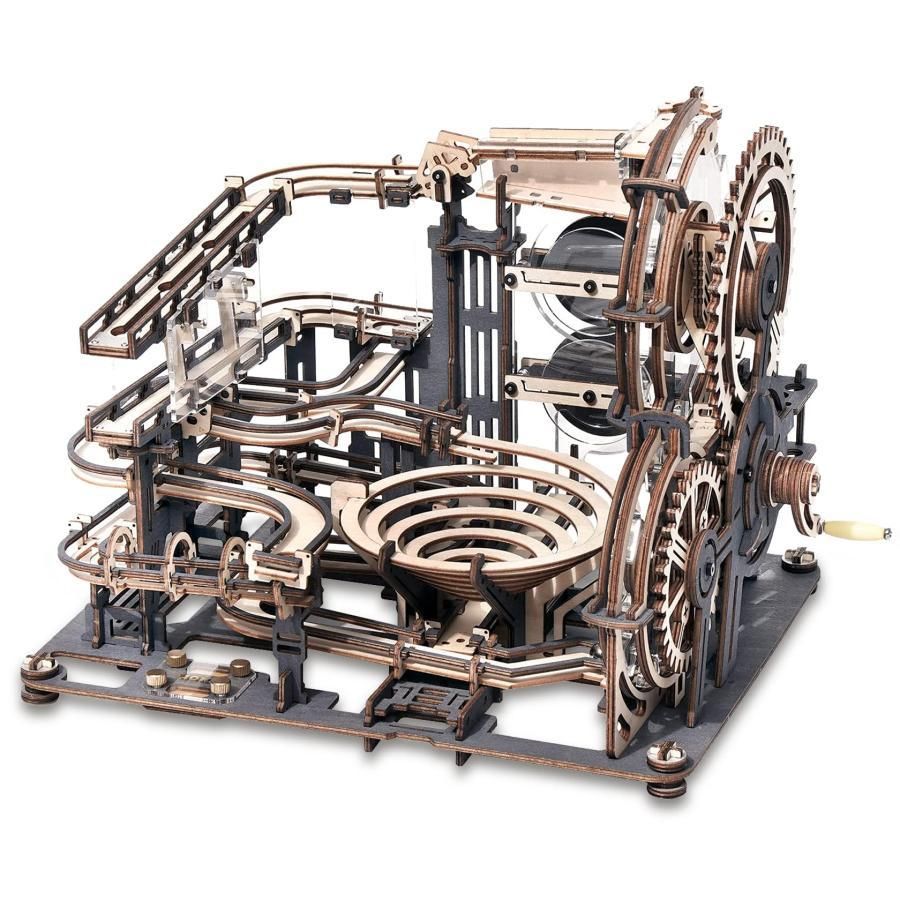 100%新品，低価 Robotime 3D 立体 パズル 木製パズル おもちゃ 大人向け 子供 知育玩具 工作愛好者向け クラフト キット プレゼント 手回し コースタ 趣味・スポーツ・実用