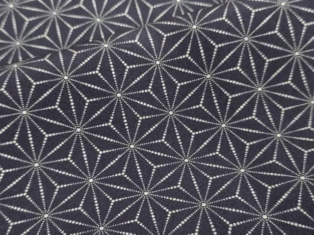 平和屋着物●上質な小紋　麻の葉文様　やまと誂製　正絹　逸品　未使用　DAAV3114du 平和屋着物○上質な小紋 麻の葉文様 やまと誂製 正絹 逸品 未使用