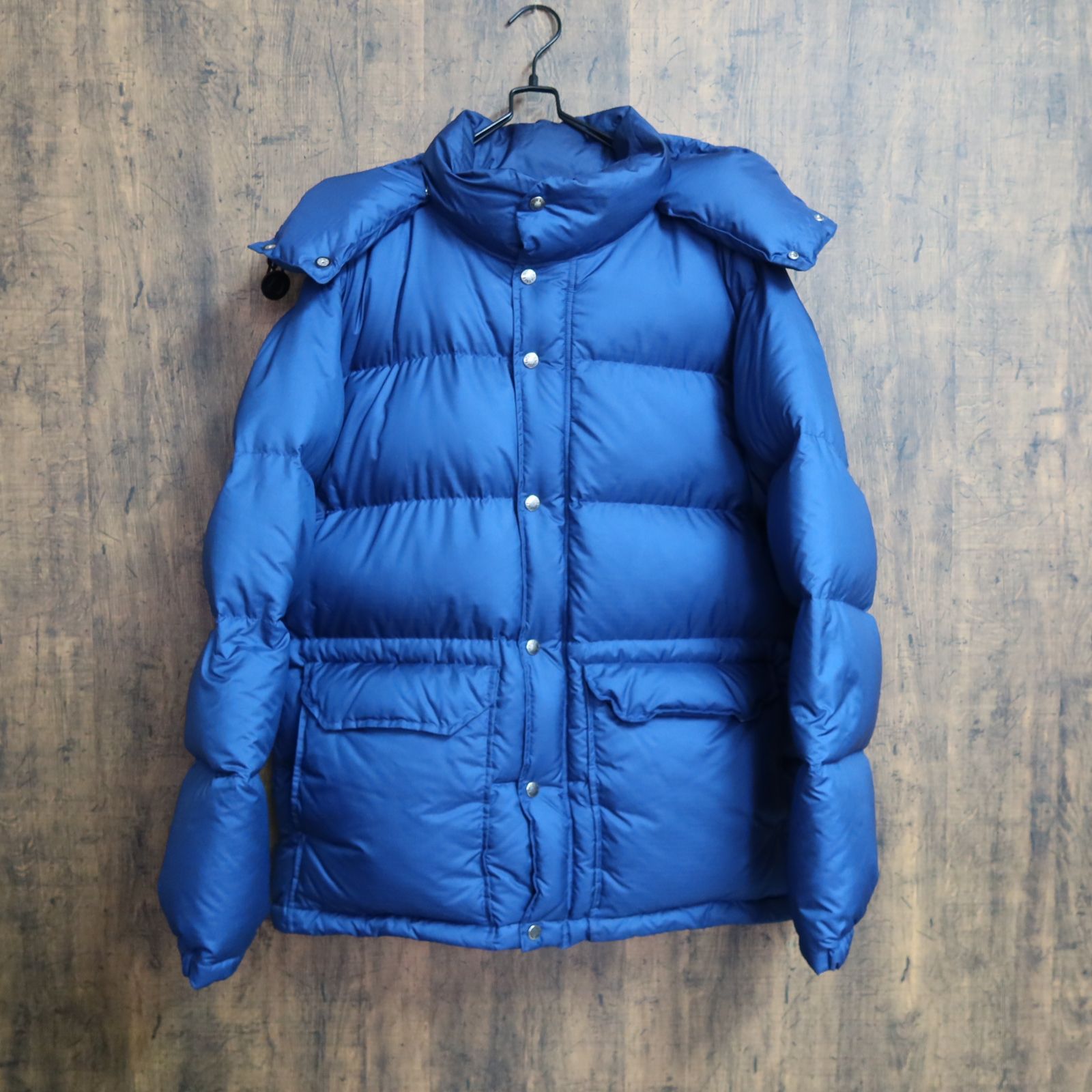 ナナミカ別注 US古着☆THE NORTH FACE ザ ノースフェイス パープル LABEL パープルレーベル Down ダウン シェラパーカー  TALON タロンジップ ブルー