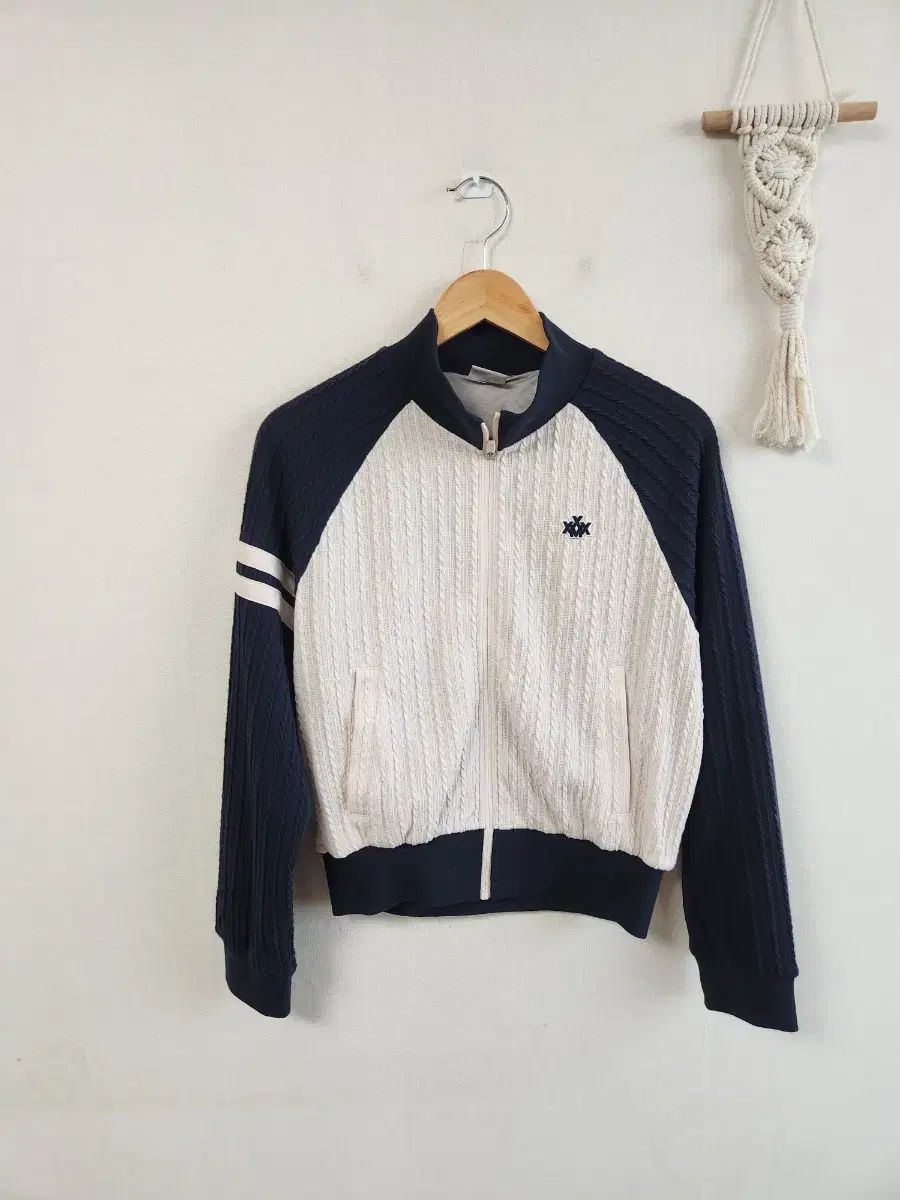 ゼクシィミックス ゴルフ ニット ジップアップ M