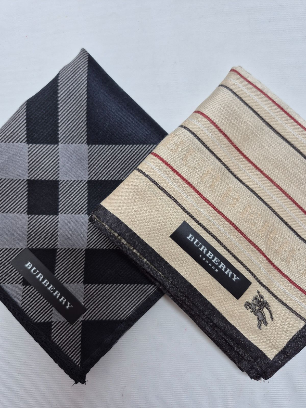 新品】BURBERRY メンズハンカチ セット - メルカリ