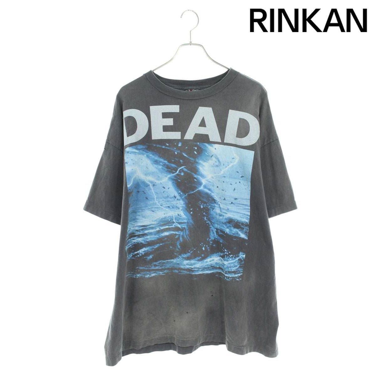 セントマイケル  24SS  SM-YS8-0000-004 ヴィンテージ加工DEADプリントTシャツ メンズ XXXL