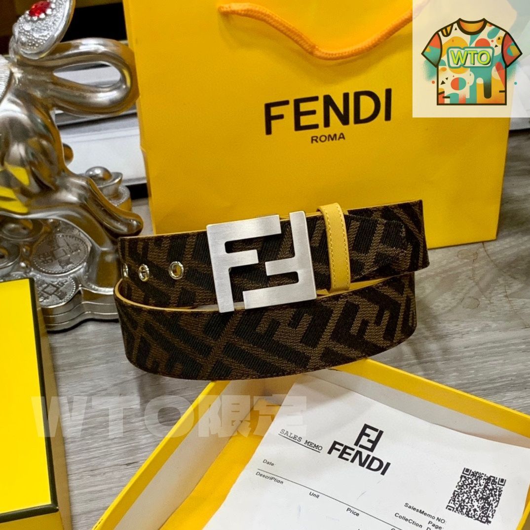 FENDIカジュアルベルト フェンディ FENDI ベルト FFロゴ ブラック メンズ FENDI 7C0344
