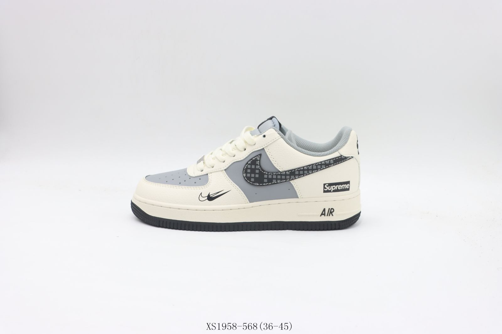 今日 ナイキ Nike スケートシューズ XS1958-568 ホワイト グレー ブラック-WTO輸入2