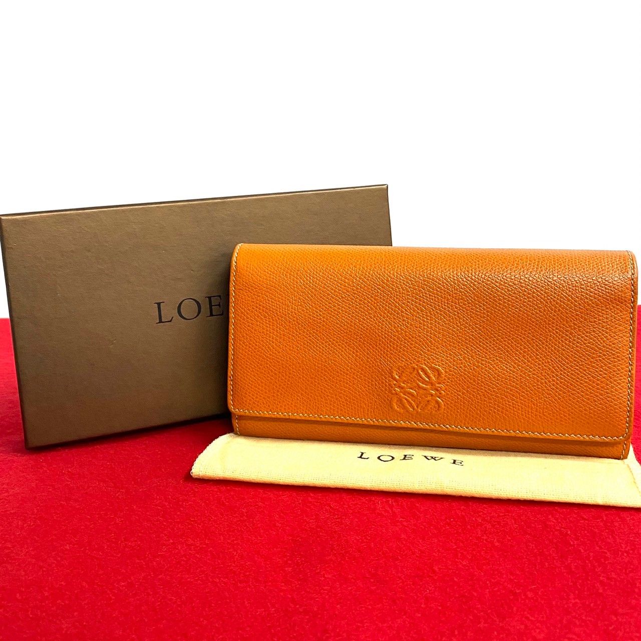 極美品　LOEWE ロエベ　折り財布　キャンバス生地　アナグラム　希少モデル 極美品 LOEWE ロエベ 折り財布 キャンバス生地 アナグラム 希少