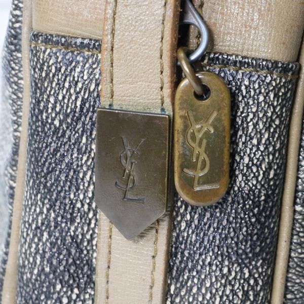 YVES SAINT LAURENT ジラフ柄YSLロゴショルダーバッグ - メルカリ