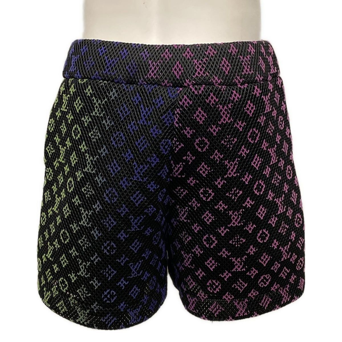 VUITTON ハーフパンツ 美品 ルイ・ヴィトン ナイロンハーフパンツ ダミエ メンズ SIZE