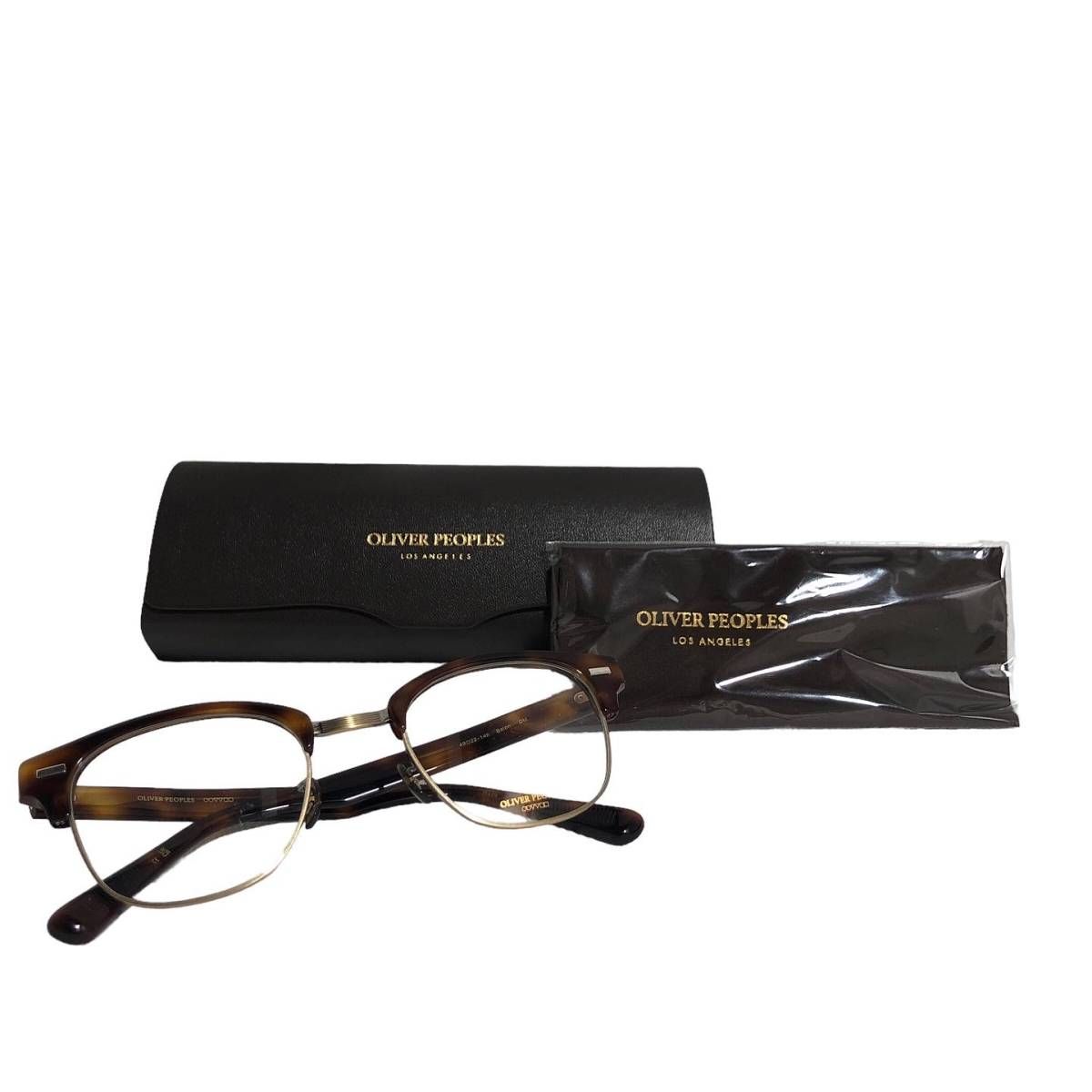 OLIVER PEOPLES balen dm 伊達メガネ ブラウン ケース付き べっ甲 