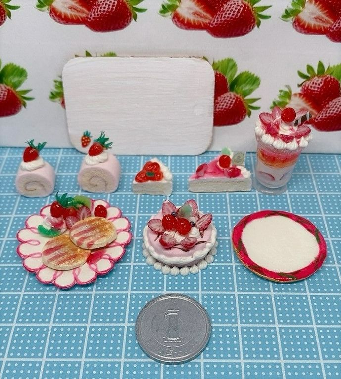 ミニチュアケーキ いちごのスイーツセット【セット限定価格】 メルカリShops