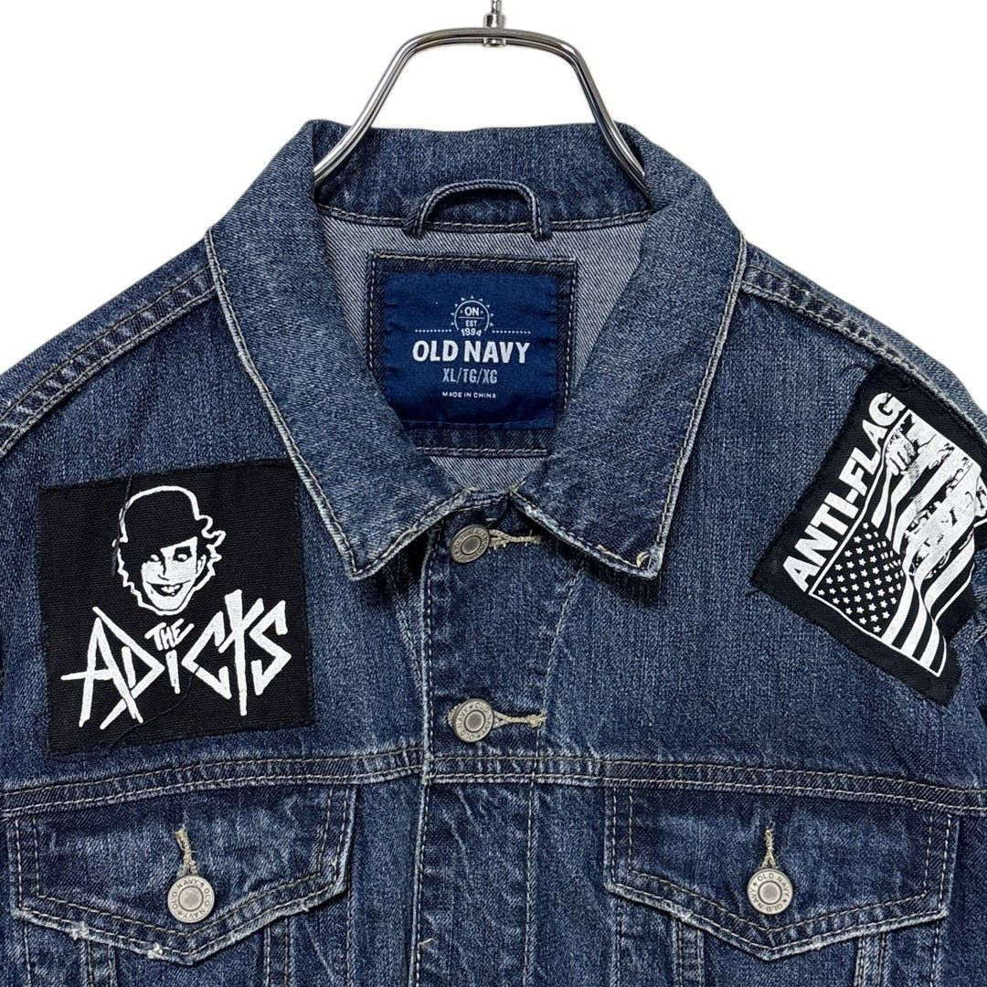 OLD NAVY】 パッチワーク デニムバトルジャケット S-2420 - メルカリ