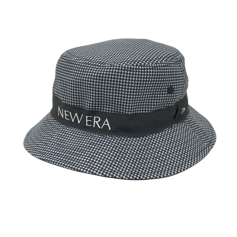 NEW ERA ニューエラ バケットハット 千鳥柄 ブラック系 LARGE|XLARGE 240101418811 ゴルフウェア ストスト