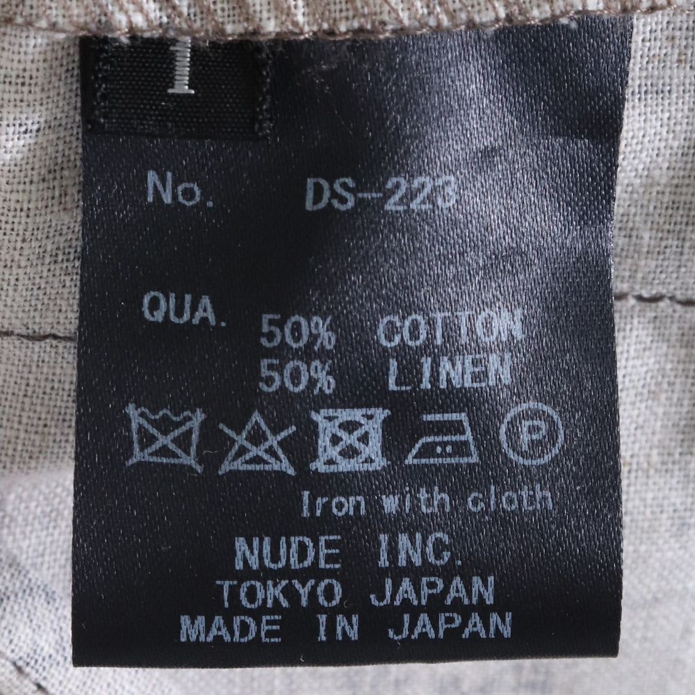 nude:masahiko maruyama ヘンプサルエルパンツ nude:masahiko maruyama ヘンプサルエルパンツ - メルカリ
