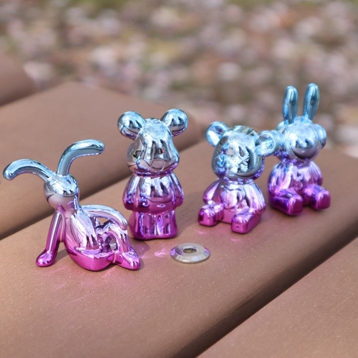 オブジェ クマ ウサギ インテリア 置物 ベアブリック 熊 兎 家の装飾