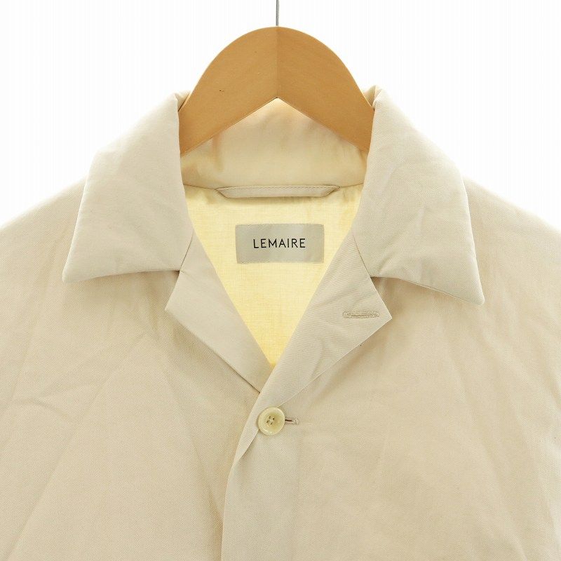 ルメール LEMAIRE 21AW WADDED OVERSHIRT コットンギャバジン ルメール LEMAIRE 21AW WADDED OVERSHIRT コットンギャバジン