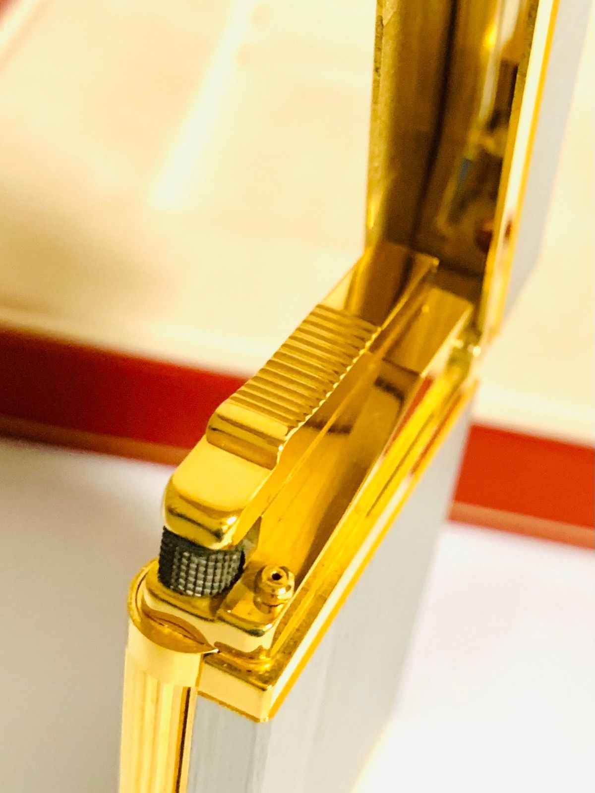 S.T.Dupont デュポン ガスライター ライン2 ヘアライン 16841