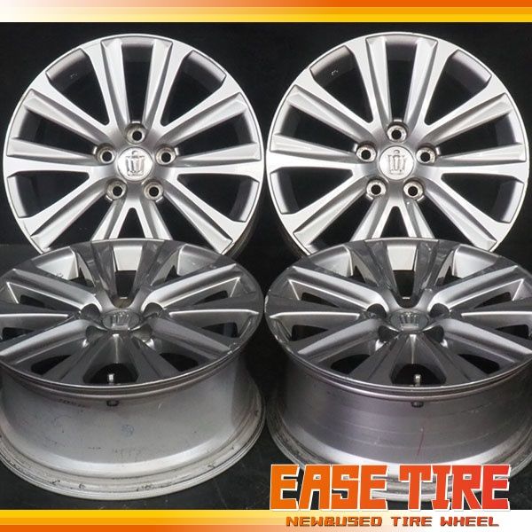 トヨタ 210系 クラウンアスリート 後期 純正 17×7.5J 40 114.3 5H 平座 4本 純正戻しやスタッドレス用に
