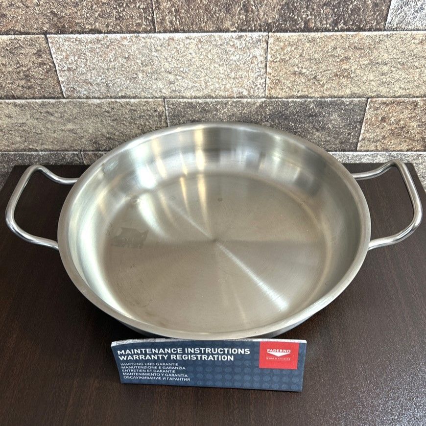 PADERNO パデルノ ･ オムレツパン 鍋 1115-28 18-10ステンレス イタリア AOM0428