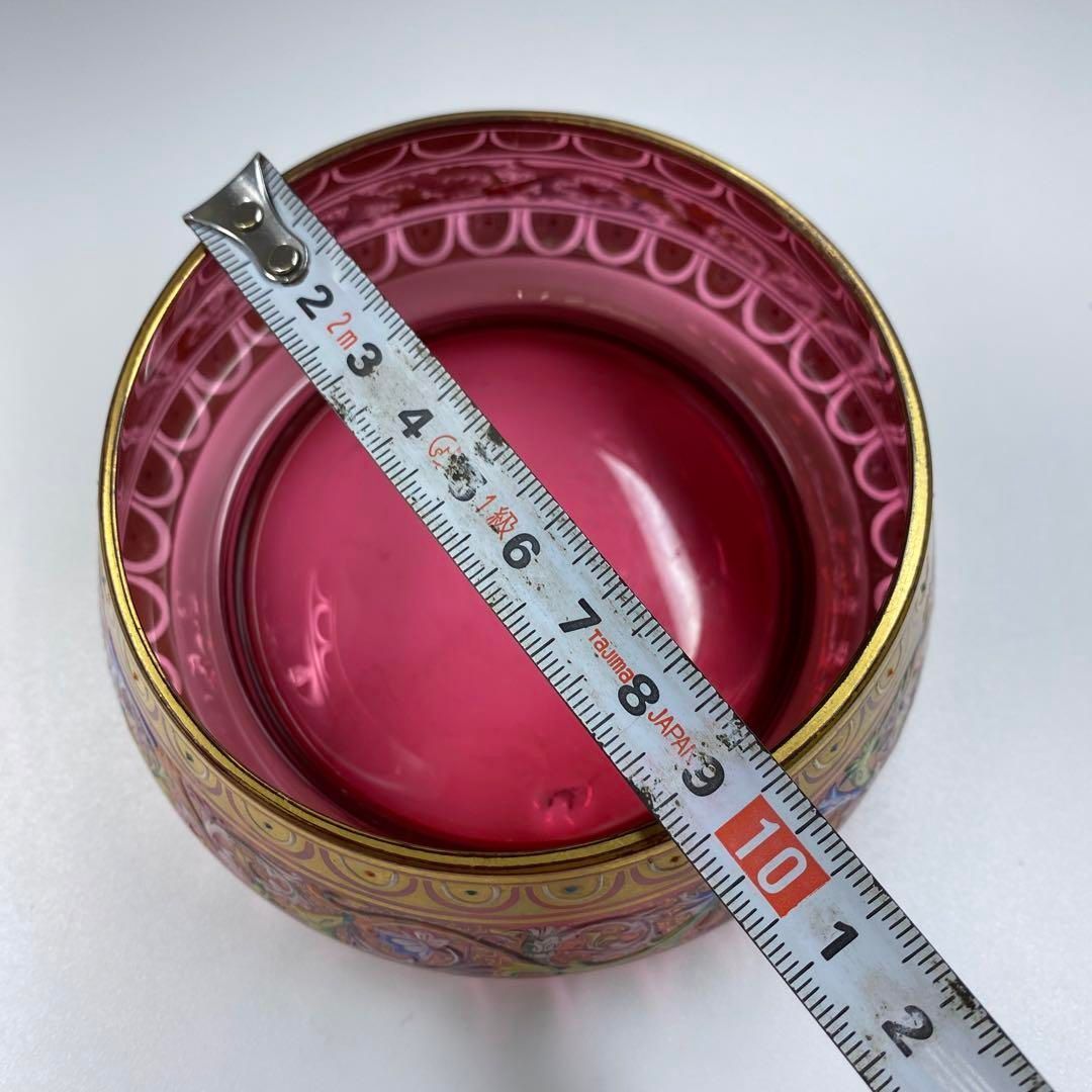 オールド　ベネチアグラス　ボウル　幅約11㎝　東Y6-0910☆1Fタサチ オールド ベネチアグラス ボウル 幅約11㎝ 東Y6-0910☆1Fタサチ