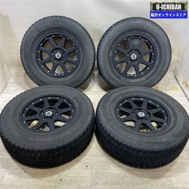 JEEP ラングラー 等 エクストリームJ 7.5-17 40 5H127 ヨコハマ ジオランダーI|T-S 265|70R17 17インチ スタッドレス 4本セット 009