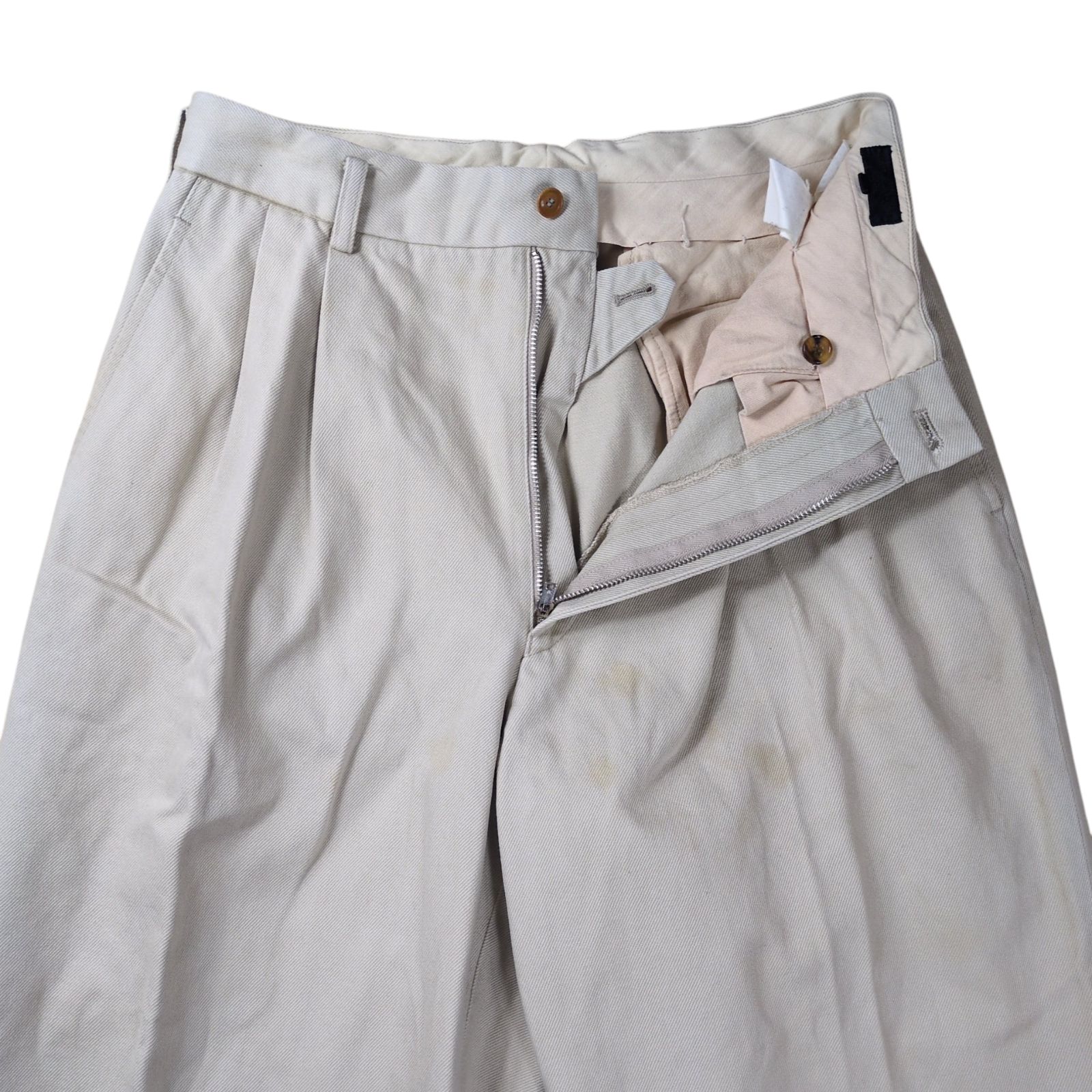 パンツ 90s COMME des GARCONS HOMME 2tuck slacks Pre-owned] COMME des GARCONS HOMME DEUX 90s 2 Tuck Slacks