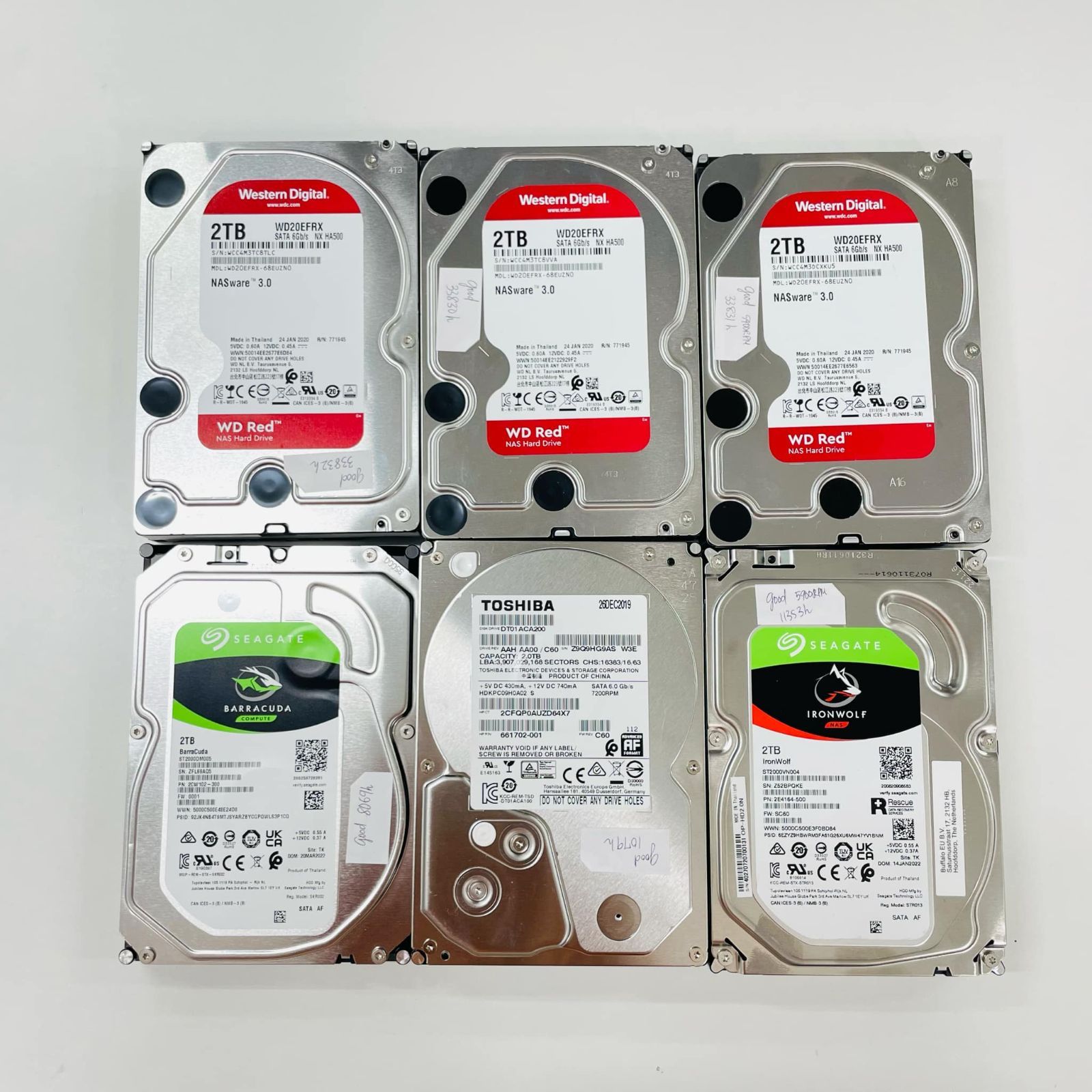 SATA接続 3.5インチ内蔵用 HDD 2 TB の値段