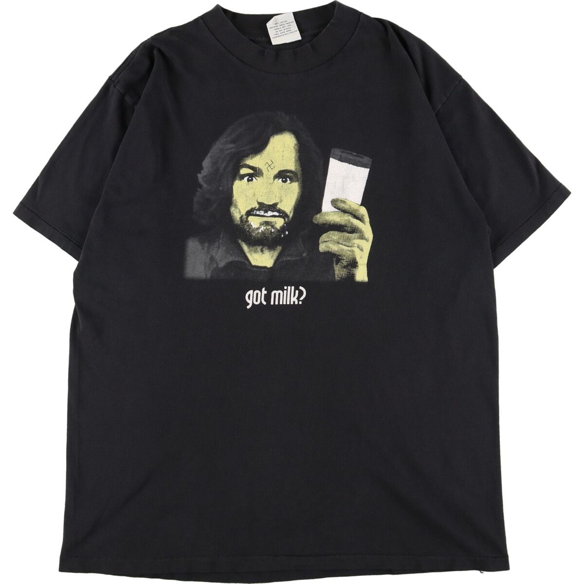 古着 90年代 BALZOUT CHARLES MANSON チャールズマンソン プリントT 