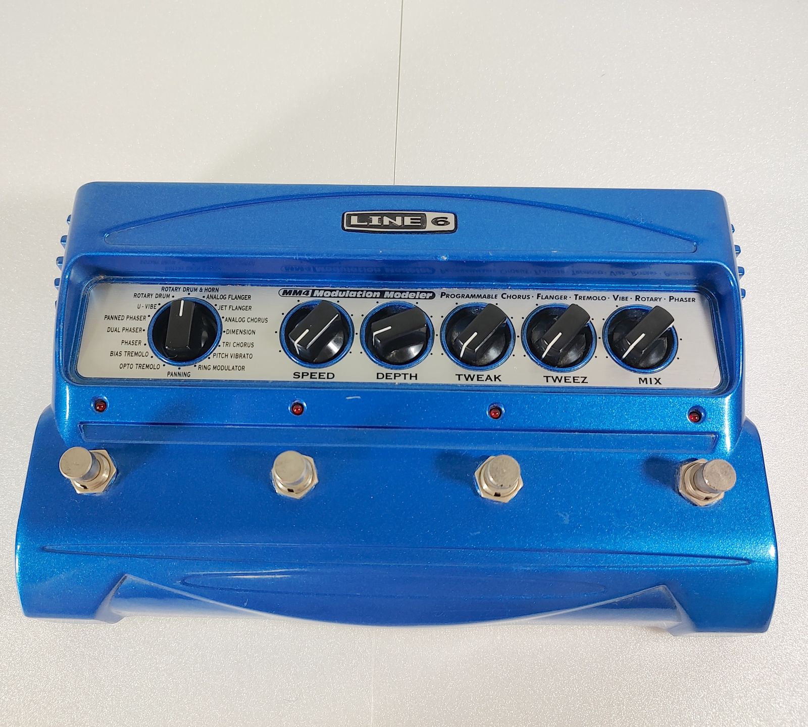 Line6 MM-4 Modulation Modeler｜モジュレーション系エフェクト