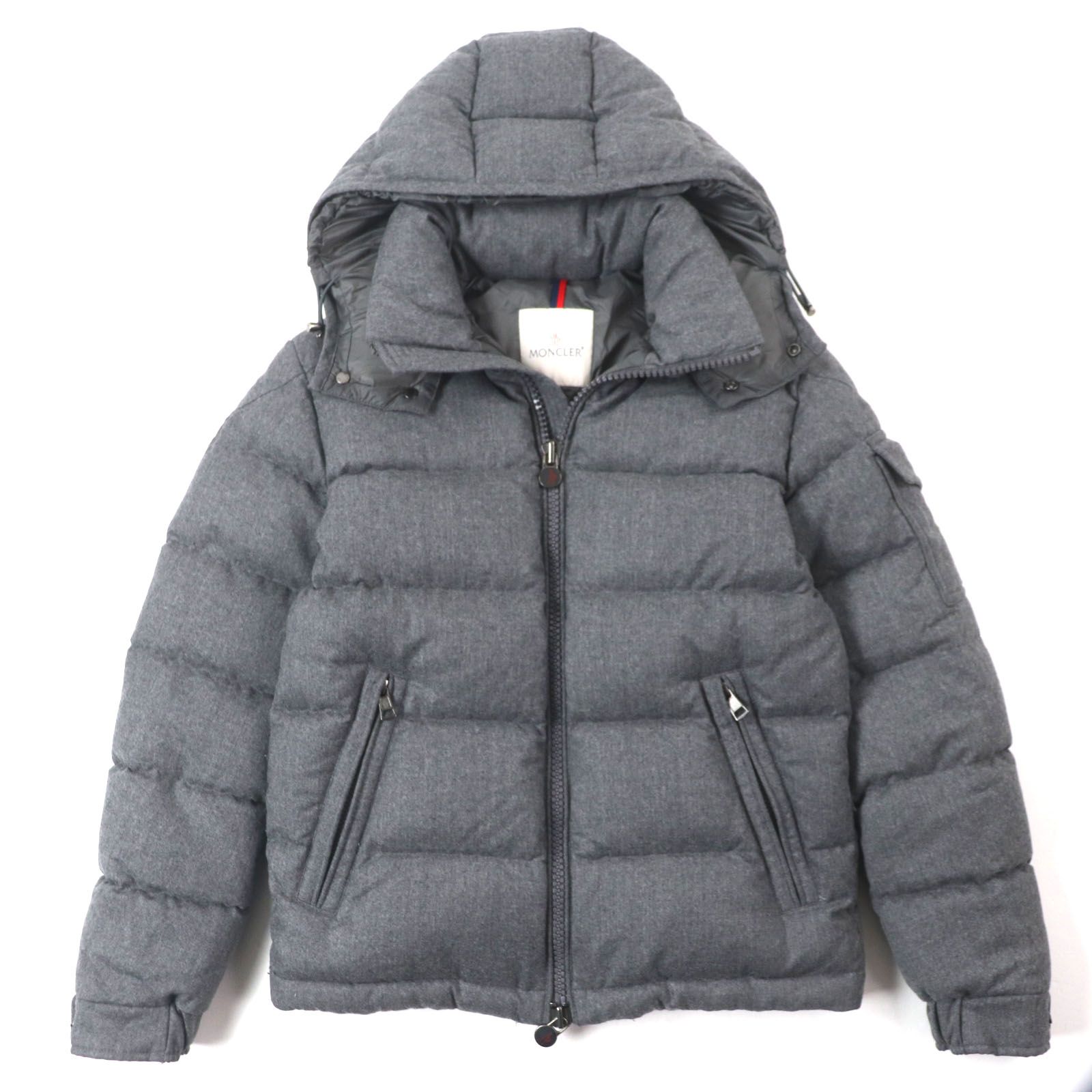 美品▽MONCLER モンクレール MONTGENEVRE モンジュネーブル ウール100