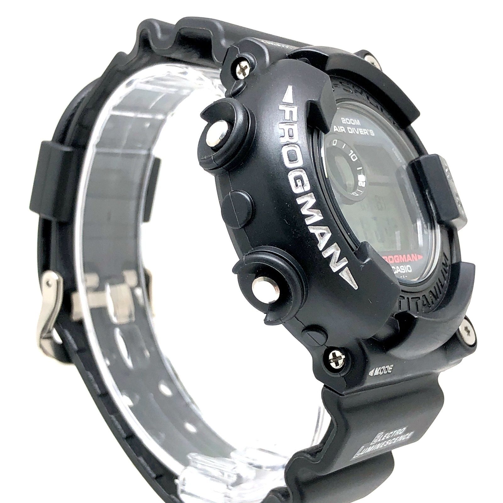 G-SHOCK ジーショック DW-8200Z-1T FROGMAN MEN IN BLACK フロッグマン メンインブラック 潜水蛙EL MIB 1997年10月発売