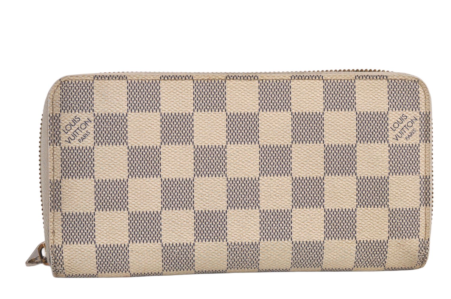 LOUIS VUITTON ルイヴィトン ダミエ アズール ジッピー 長財布 N60019 LV ジャンク 5193M