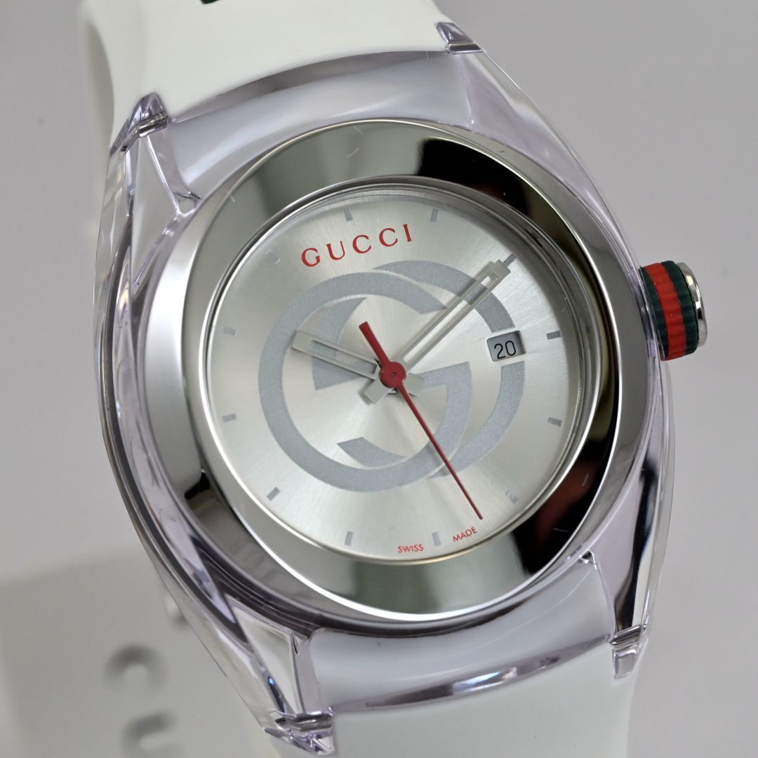 美品 グッチ シンク Gucci Sync 36mm Unisex ユニセックス 腕時計 Ref.137.3 YA137302 箱付