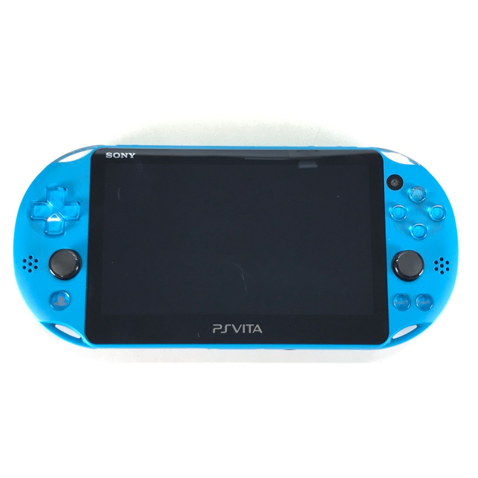 □SONY ゲーム機本体 PlayStation Vita本体 ブルー PCH-2000 本体のみ ジャンク品