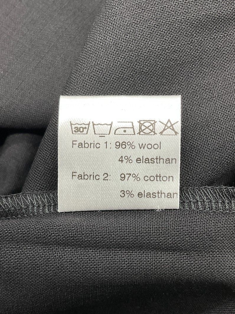 未使用 ANTICIPO アンティーチポ 48 ブラック 3D WOOLリブサマーウール