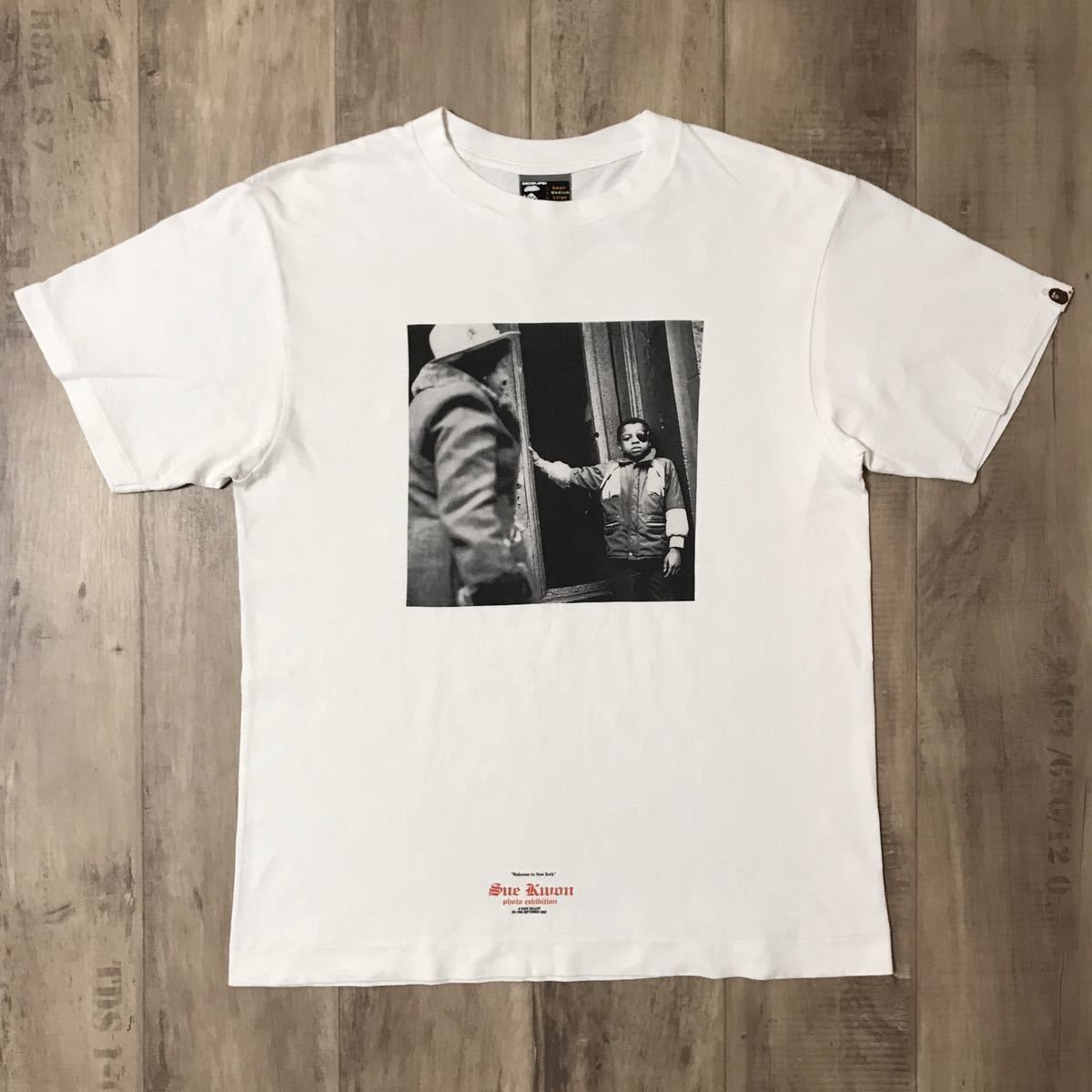 【新品、本物、当店在庫だから安心】 2002年 Sue Kwon BAPE Photo Tシャツ ベイプ ape - メルカリ コレクション