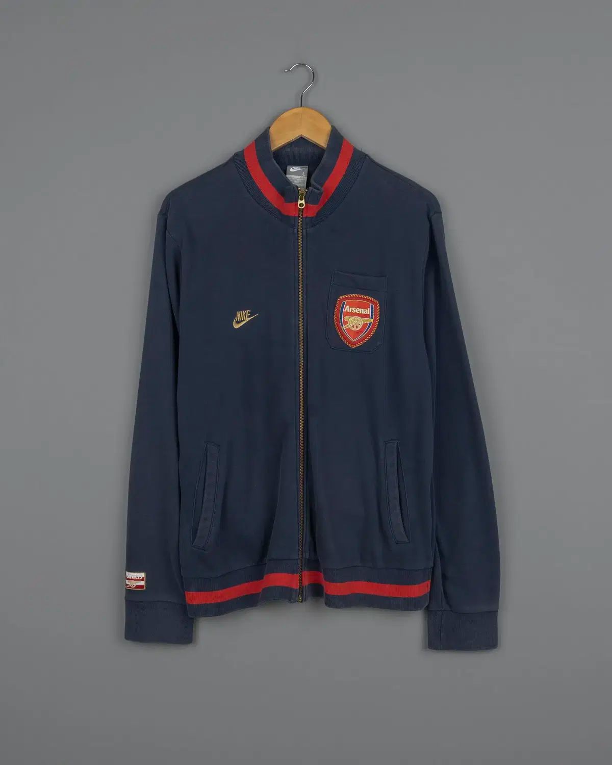 Nike(ナイキ） 07 ー 08 レア アーセナル コットン ジップアップ トラックトップス ジャージ L