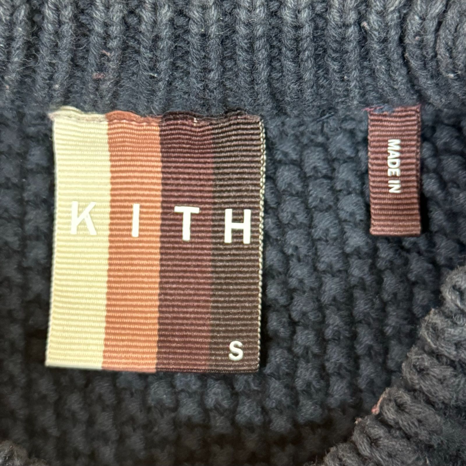 KITH KH2356 マルチカラー クルーネック ニット セーター キス