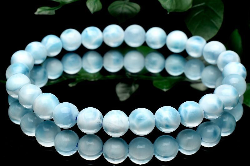 １点物 AAA 癒やしの石 ラリマー 7mm ブレスレット パワーストーン 天然石 _U7536