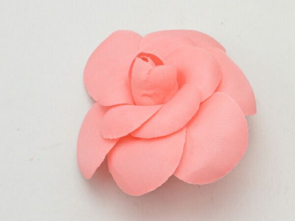 シャネル CHANEL カメリア コサージュファブリック 花 ピンク