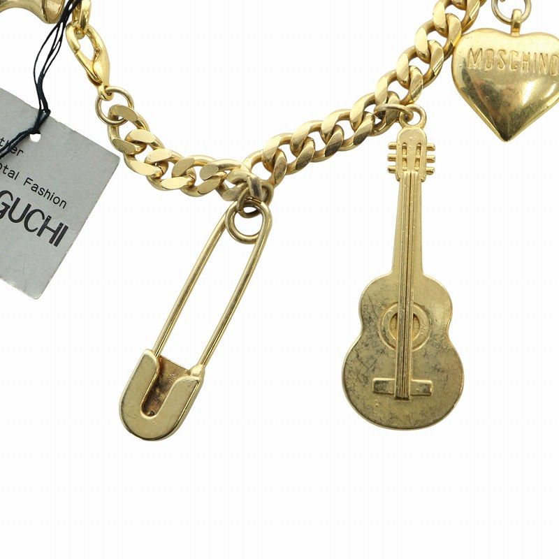 モスキーノ MOSCHINO ブレスレット アクセサリー チャーム ロゴ