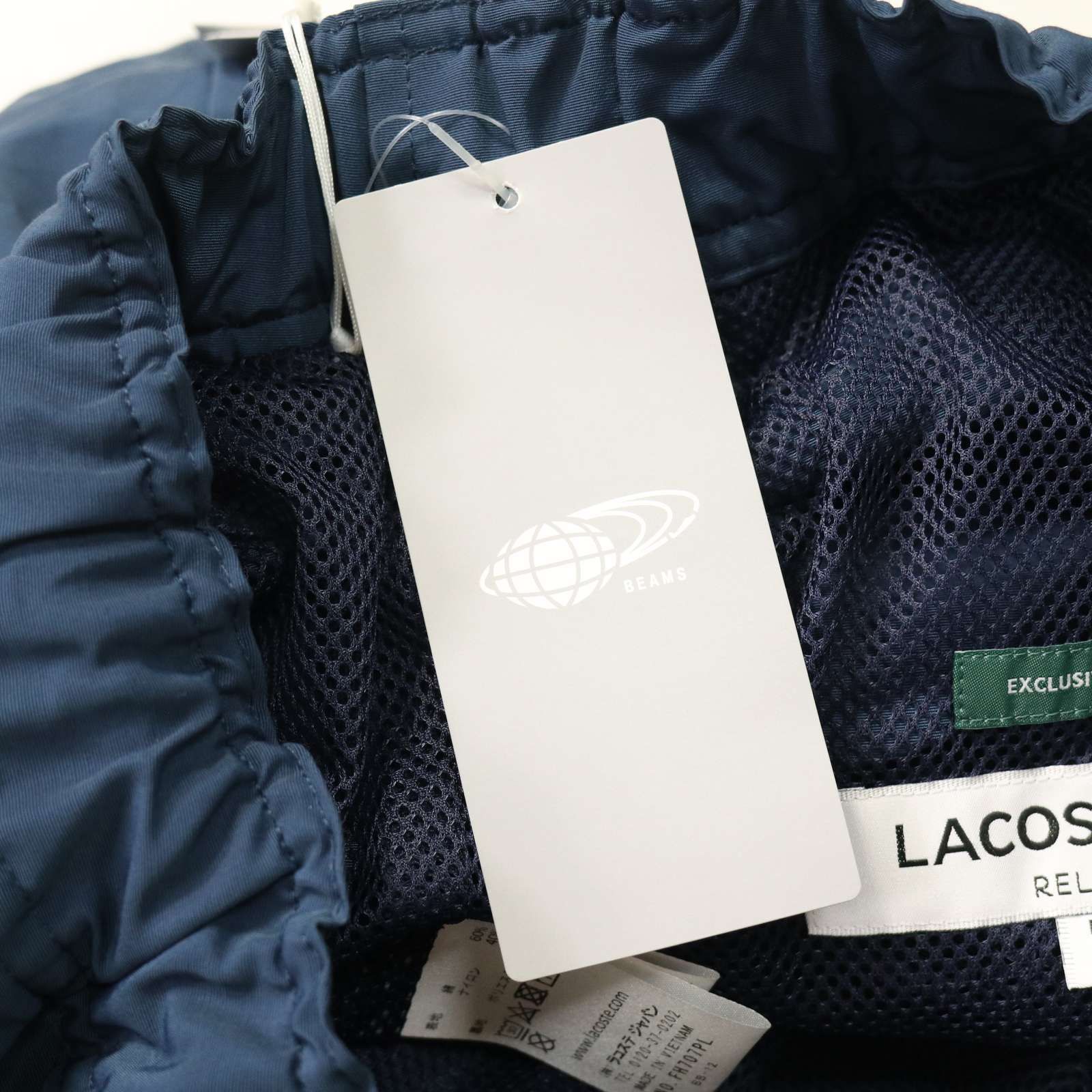 LACOSTE×BEAMS別注 ヴィンテージバッジ ショートパンツ新品未使用 LACOSTE×BEAMS別注 ヴィンテージバッジ ショートパンツ新品未
