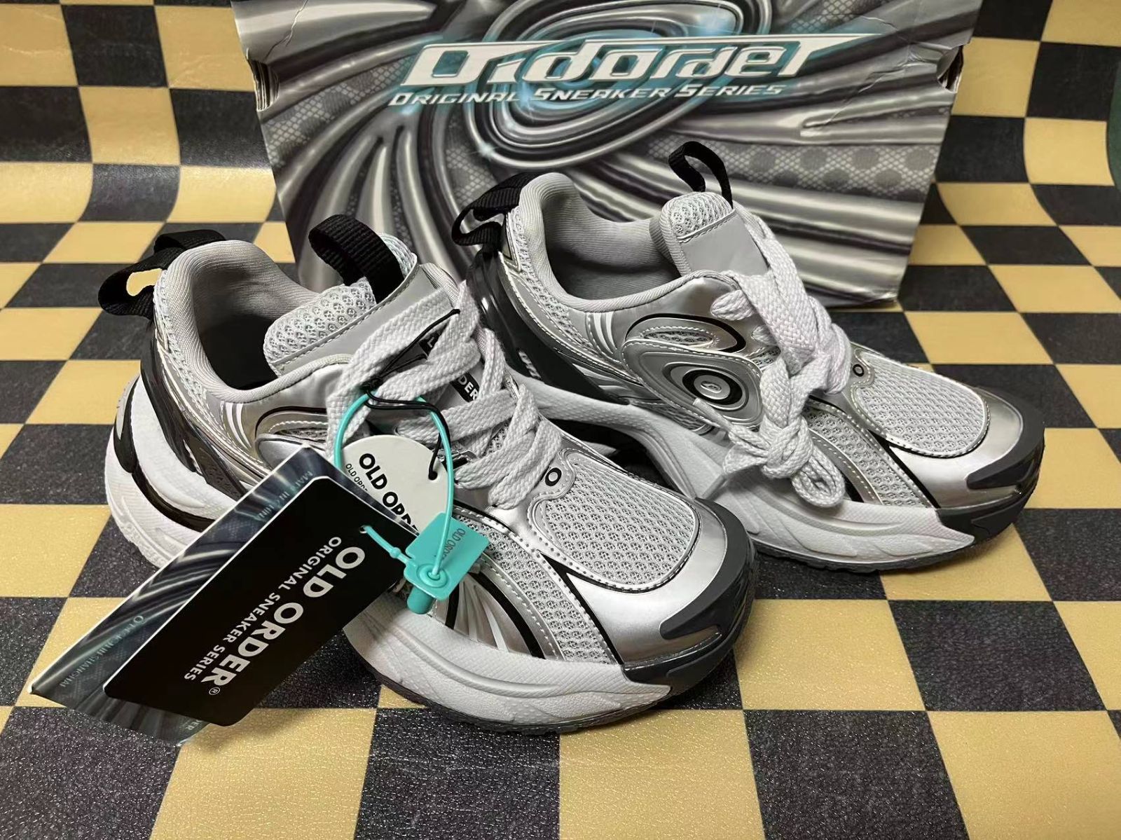 OLD ORDER Turbo GT Black OLD ORDER TURBO GT ダッドスニーカー ブラック 美品OLD ORDER Turbo