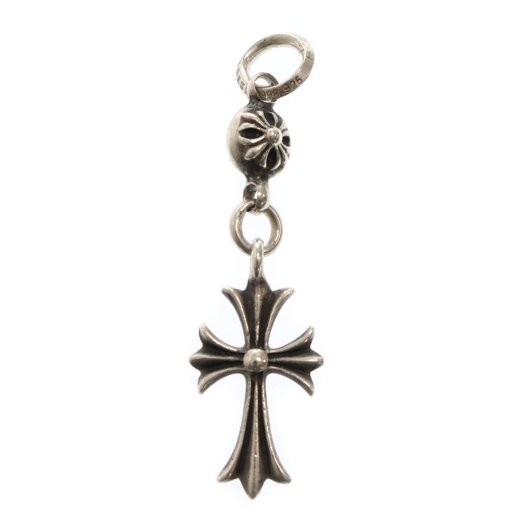 CHROME HEARTS クロムハーツ 1B TNY CH CRS 1ボール タイニー CHクロス チャーム ペンダントトップ シルバー BCA197