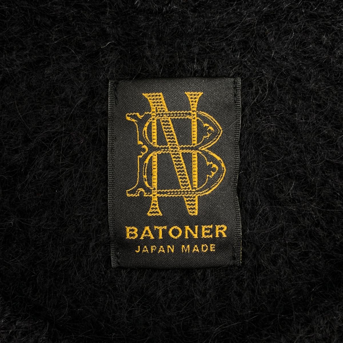 BATONER / バトナー | PURE MOHAIR100％ SIGNATURE CREW NECK モヘア 