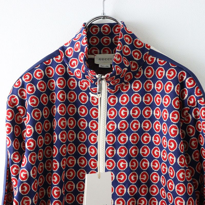 美品 GUCCI ジャカードジップジャケット GG総柄 トラックジャケット XL GUCCI グッチ／GG テクニカル トラックジャケット - メルカリ